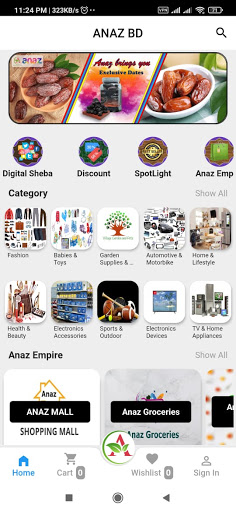 Anaz - Online Shopping App Screenshot 3 - AppWisp.com