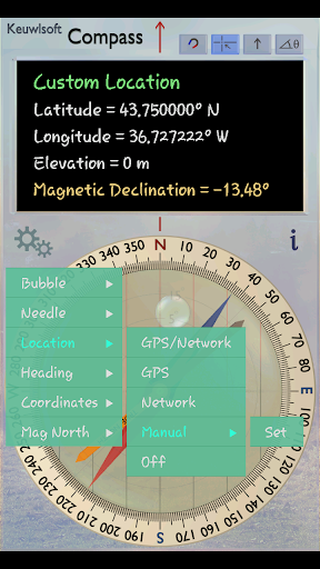 Screenshot of Compass