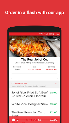 Android application The Real Jollof Co. screenshort