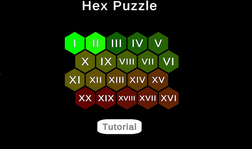 Android application HexPuzzle screenshort