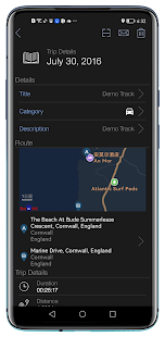 Schermata della visualizzazione della velocità GPS Pro