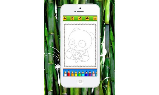 Pixeame Panda Coloring Book  Screen 3