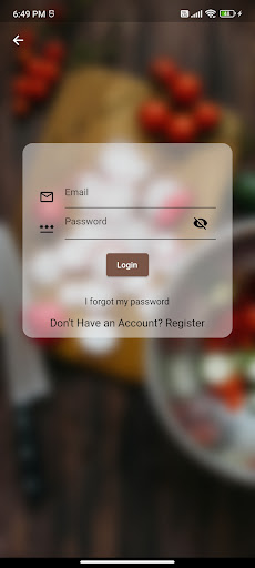 Android application In The Kitchen screenshort
