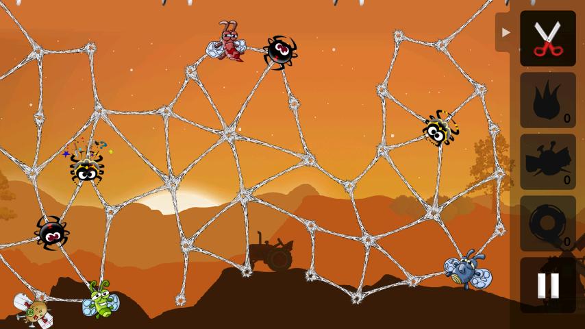 Android application Greedy Spiders screenshort