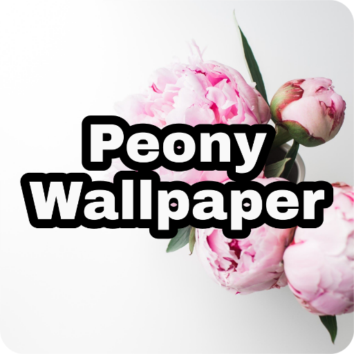peony wallpaper logo