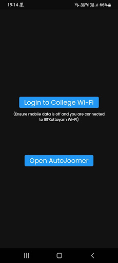 AutoJoomer-College Utility App Screen 2