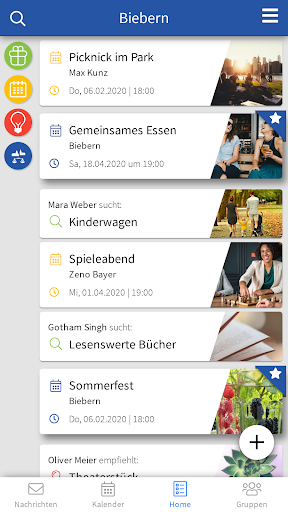 Android application Biebern screenshort