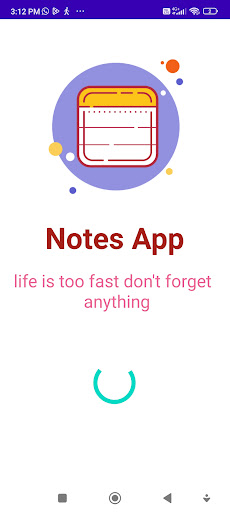 Android application Easy notes screenshort