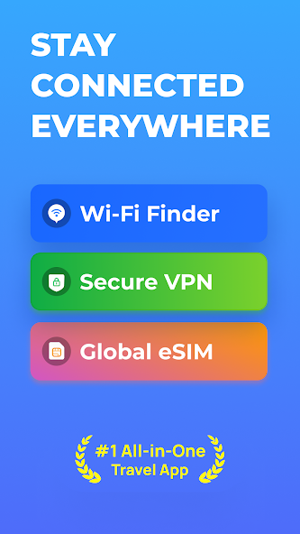 WiFi Map®: Password, eSIM, VPN 7.1.5 APK + Mod (Unlimited money) untuk android