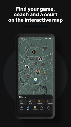 Screenshot of Tennisist: tennis players app