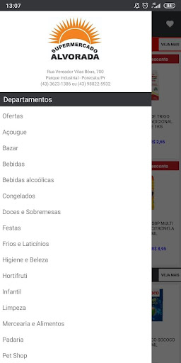 Alvorada Delivery Screen 2