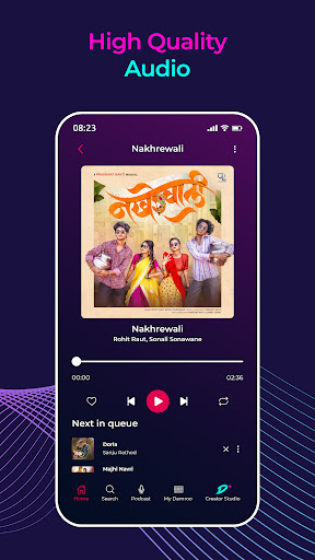 Damroo - Music, Podcast, Story Screen 3