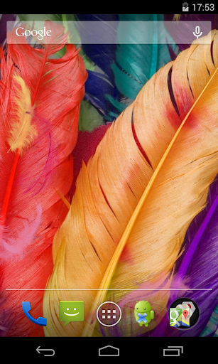 Feather Live Wallpaper Screen 2