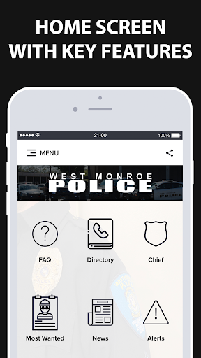 West Monroe Police Department Screen 2