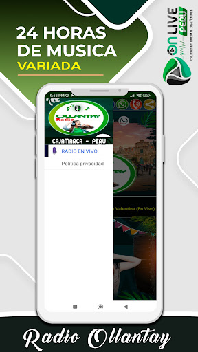 Ollantay Radio on line Screen 3