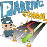 Parking school icon