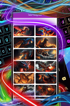 Flaming Dragon Keyboard Themeのおすすめ画像3