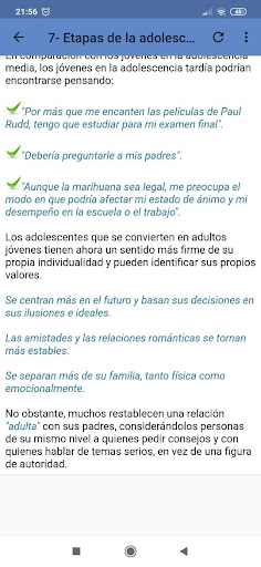 Psicología del adolescente