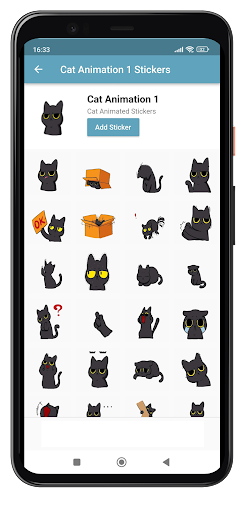 Cat Animated Stickers for WA Screen 2