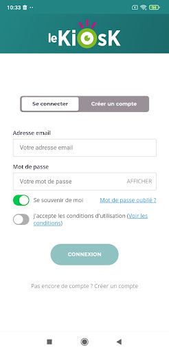 Android application LeKiosk screenshort