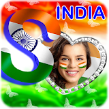 Indian Flag Letter Alphabets Photo icon