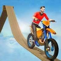 Impossible Bike Track Stunt Games 2021: Free Games