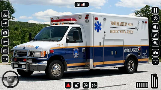 Ambulance Driver Simulator Car