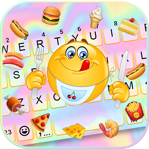 Emoji Food Party Keyboard Back logo