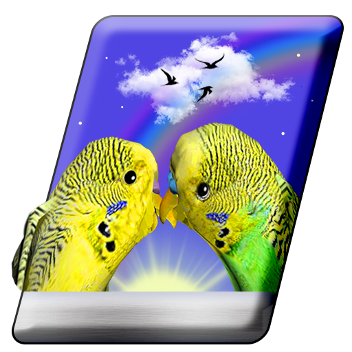 Parrots 3D Live Wallpaper Love logo