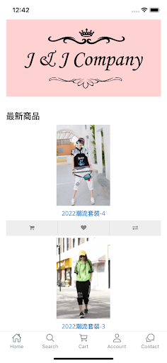 Android application J & J screenshort