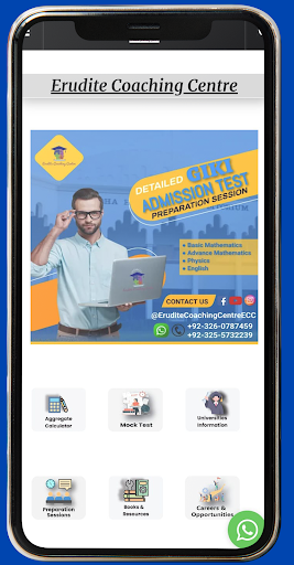 Android application Erudite Coaching Centre - ECC screenshort