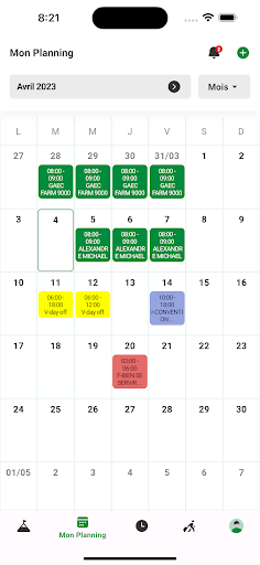 Mon service de remplacement Screen 3