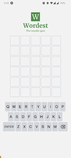 Wordest - Daily Word Quiz - Screenshot 2