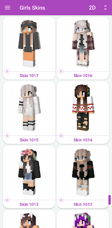 Girls Skins for Minecraft PEのおすすめ画像2