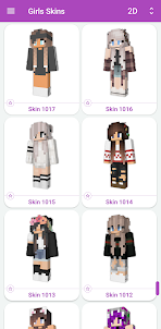 Skin Meninas para Minecraft PE