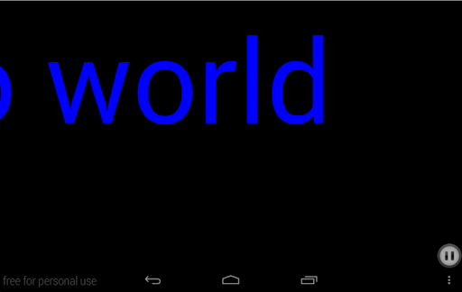 Full Screen Messages Screen 2