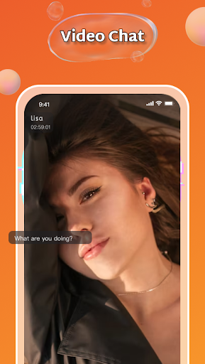 Android application VoVoo - Live Video Chat screenshort
