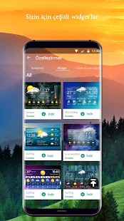 Hava durumu widget'ı Screenshot