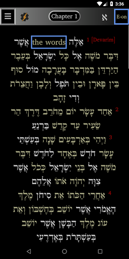 FlashE Hebrew: Deuteronomy Screen 3