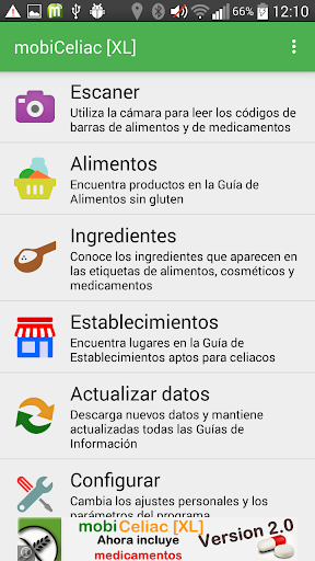 mobiCeliac [XL] Screenshot 1 - AppWisp.com