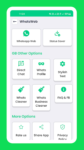 Android application WA Web Scanner - Whats Dual screenshort