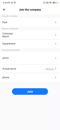 Android application iBitPark screenshort