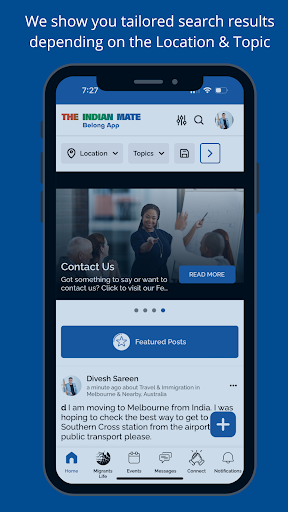 The Indian Mate Belong App Screen 2