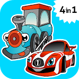 Car & Train games for toddlers icon