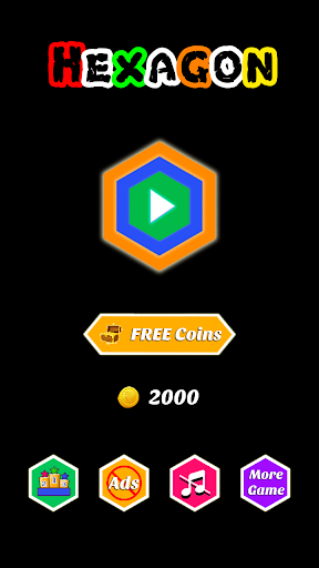 Android application Hexagon - super hexagon, polyg screenshort