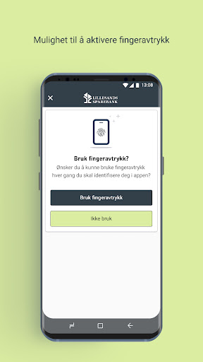 Lillesands Sparebank Mobilbank Screen 3