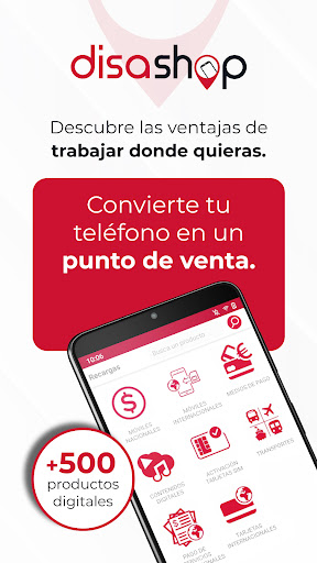 Android application Disashop Topup España screenshort