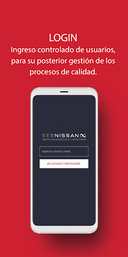 Android application Sernissan screenshort