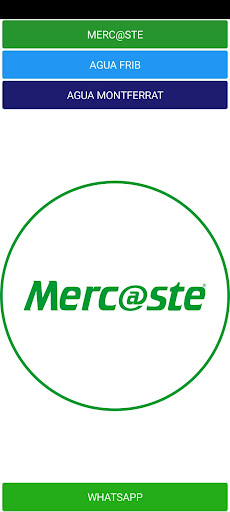Android application Mercaste screenshort