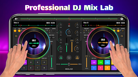 Laboratório de mixer de DJ
